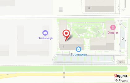 Ветеринарная клиника Балу в 3-м микрорайоне в посёлке Краснообск на карте
