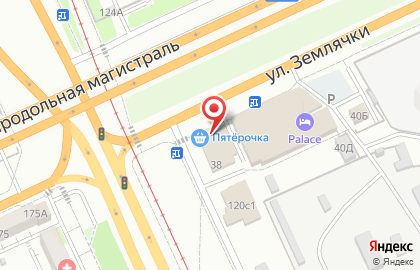 Волгоградский филиал Банкомат, Промсвязьбанк на улице Землячки, 38 на карте
