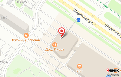 Кафе быстрого питания #лаваш на Широтной улице на карте