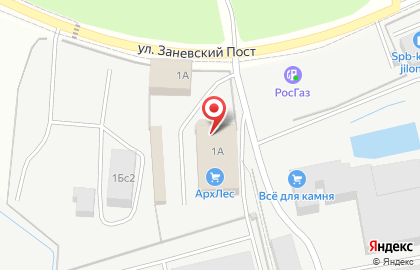Торговая компания АрхЛес в Красногвардейском районе на карте