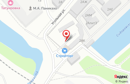 Салон-магазин Стройторг в Петродворцовом районе на карте