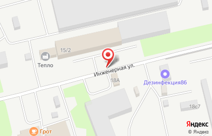 Продуктовый магазин в Сургуте на карте