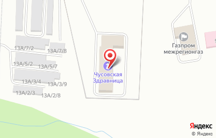 Чусовского металлургического завода на карте