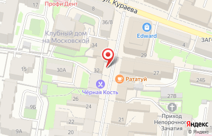 Мужская парикмахерская СуперМен на Московской улице на карте
