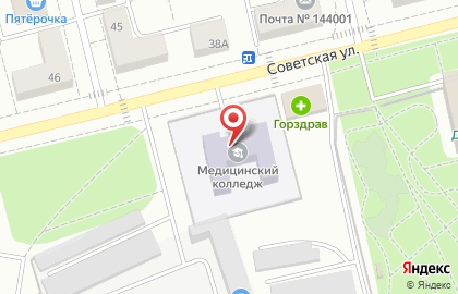 ФМБА России Электростальский медицинский колледж на карте