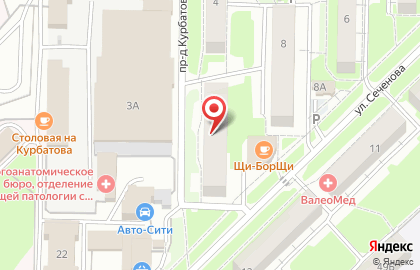 Общежитие НГИУВ в Центральном районе на карте