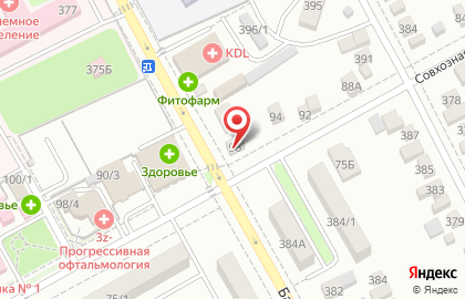 Киоск по продаже печатной продукции Роспечать на Совхозной улице на карте