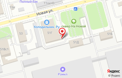 Сервисная фирма Техсервис на Новой улице на карте