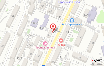 Магазин СантехМаркет в Центральном районе на карте