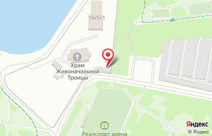 Футбольный клуб Легион в Борисовском проезде на карте