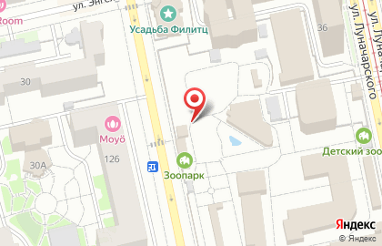 Парк аттракционов Зоолэнд на карте