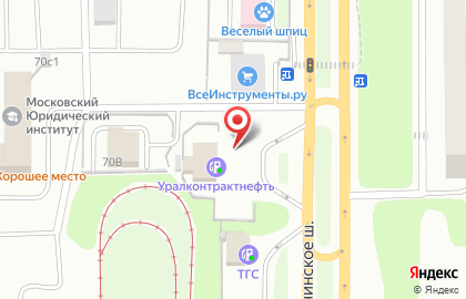 АЗС Уралконтрактнефть на Черноисточинском шоссе, 70б на карте