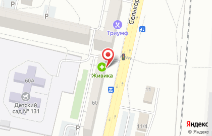 Аптека Живика в Екатеринбурге на карте