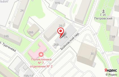 ООО ЭкоПроектСтрой на улице Тургенева на карте