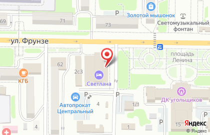 Тенториум на улице Пушкина на карте