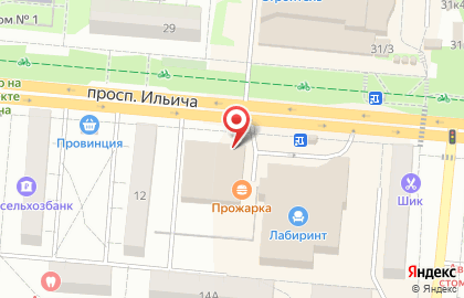 Магазин экопродуктов Медведь на проспекте Ильича на карте