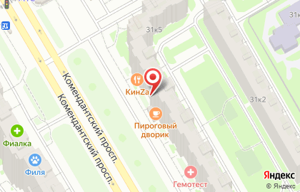 Супермаркет Фасоль на Комендантском проспекте, 31 к 1 на карте
