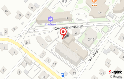 Торговый дом Ярославич в Фрунзенском районе на карте