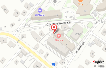 Торговый центр На Ямской на карте