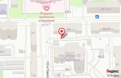 Стоматология Зубок на 11-й Парковой улице на карте