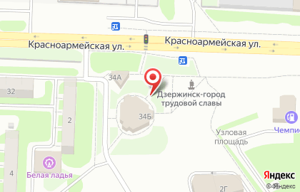 Банкомат, Волго-Вятский банк Сбербанка России, ОАО, г. Дзержинск на Красноармейской улице на карте