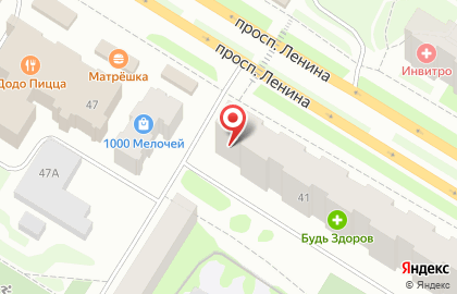 Магазин Эдем на проспекте Ленина на карте