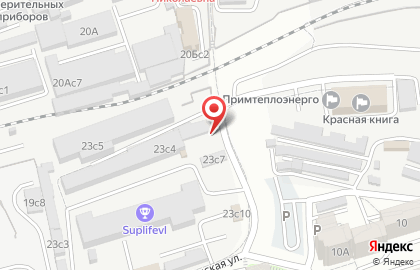 Салон мебельной фабрики Люсамб в Первореченском районе на карте