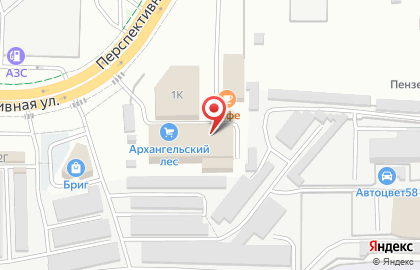 ТЦ Центральный на Перспективной улице на карте
