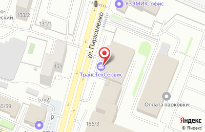 Вектор плюс на улице Пархоменко на карте