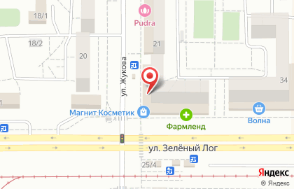 Магазин Огонек в Орджоникидзевском районе на карте
