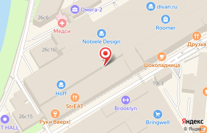 Салон настенных часов Nomon на улице Ленинская Слобода на карте