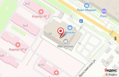 Компания ЦентрСтройИнвест на улице Парижской Коммуны на карте