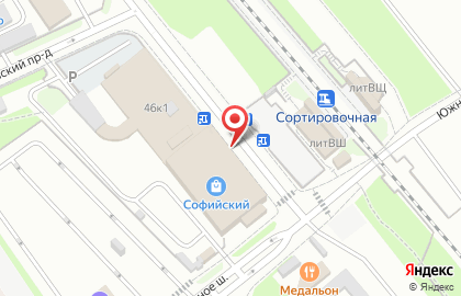 Продовольственный магазин в Санкт-Петербурге на карте