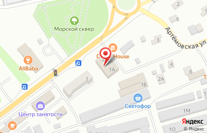 Автоцентр Автомолл на Артемовской улице на карте