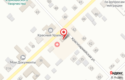 Торговая компания Faberlic на Красноармейской улице в Верхнеуральске на карте