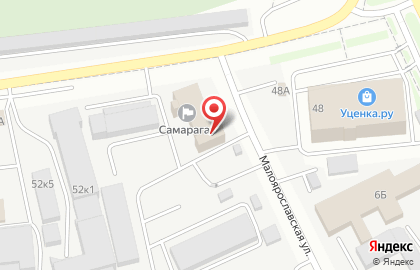 Самарагаз, Филиал Средневолжской Газовой Компании на Малоярославской улице на карте