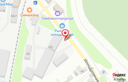 Магазин замороженных продуктов на Ипподромной улице на карте