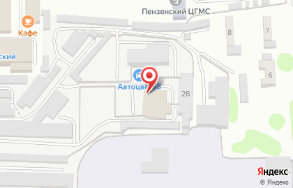 Компания Автоцвет58.рф в Первомайском районе на карте