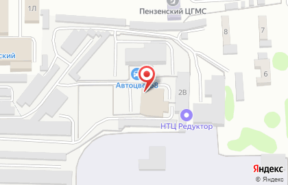 Компания Автоцвет58.рф в Первомайском районе на карте