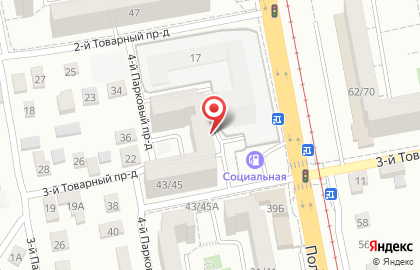Парикмахерская Фиалка на Политехнической улице на карте
