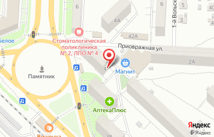 Продуктовый магазин Настоящая находка на проспекте Строителей на карте