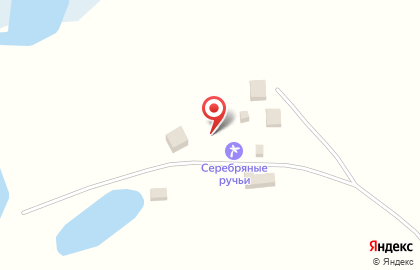 База отдыха Серебряные ручьи в Челябинске на карте
