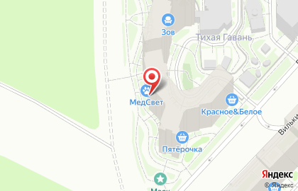 Ветеринарная клиника МедСвет на карте