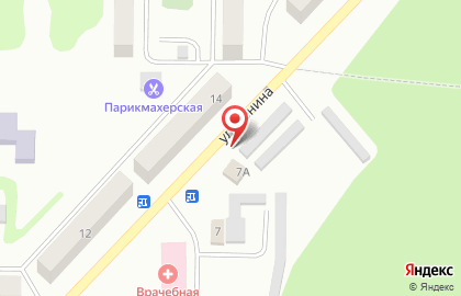 Продуктовый магазин Экспресс на улице Ленина на карте
