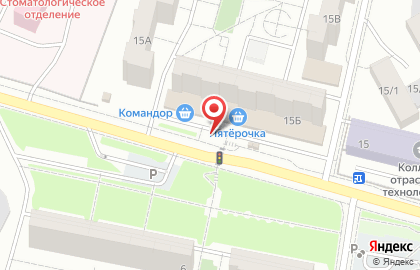 Магазин разливных напитков Краны в Октябрьском районе на карте