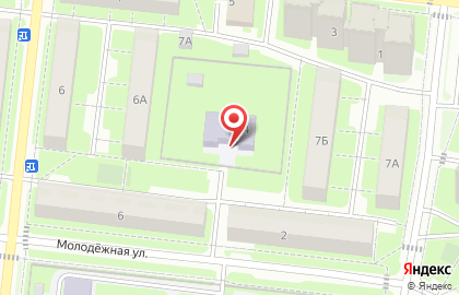 Детская музыкальная школа №7 на Молодёжной улице на карте