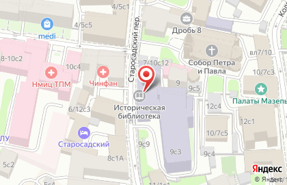 Государственная Публичная Историческая Библиотека России на карте