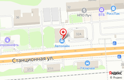Автокомплекс Автолайн на площади Карла Маркса на карте