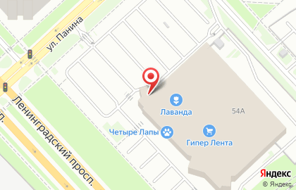 Химчистка-прачечная Диана на Ленинградском проспекте на карте