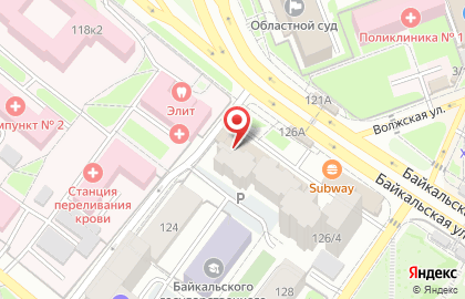 Аптека Авиценна на Байкальской улице, 126/1 на карте